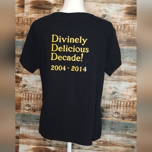 🌟 3 for $15 Deal! 🌟Woodhouse Chocolate brand tshirt black yellow L - Picture 3 of 6